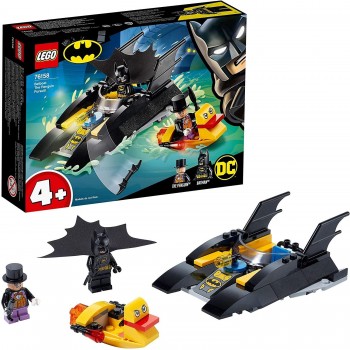 LEGO BATMAN CAZA DEL PINGUINO EN LA BATLANCHA 76158