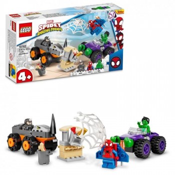 LEGO SUPER HEROES CAMIONES DE COMBATE HULK Y RINO 10782