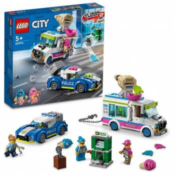 LEGO CITY PERSECUCION POLICIAL CAMION DE HELADOS 60314