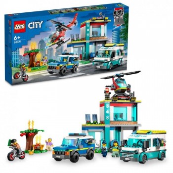 LEGO CITY CENTRAL DE VEHICULOS DE EMERGENCIA 60371