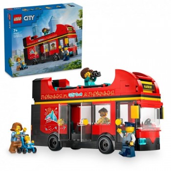 LEGO CITY AUTOBUS TURISTICO ROJO DOS PLANTAS 60407