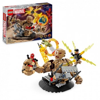 LEGO SUPERHEROES SPIDERMAN Y SANDMAN BATALLA FINAL 76280