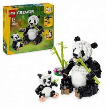 LEGO CREATOR 3 EN 1 MUNDO SALVAJE FAMILIA DE PANDAS 31165