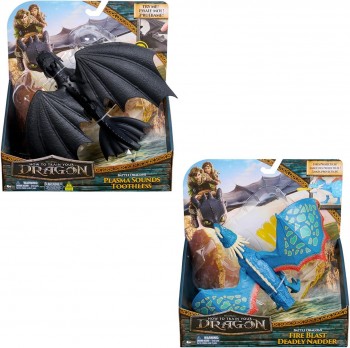 DRAGONES SURTIDO LUJO LANZA PROYECTILES SPIN