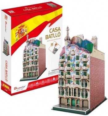 PUZZLE 3D CASA BATLLO 68 PZAS JUPE