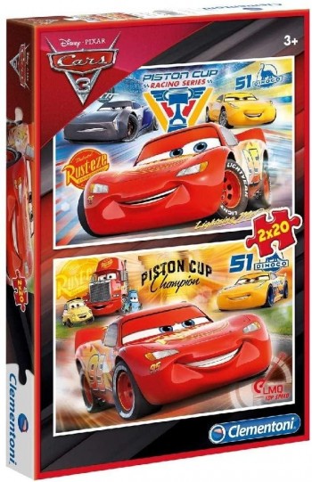 PUZZLE 2X20 PZAS CARS CLEMENTONI 07027