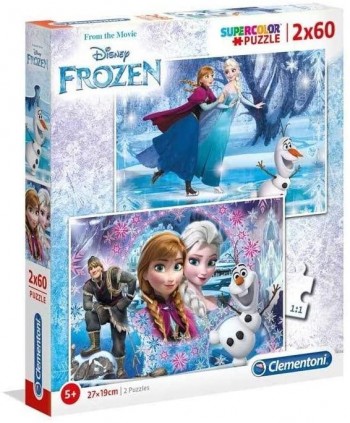 PUZZLE FROZEN 2X60 CLEMENTONI