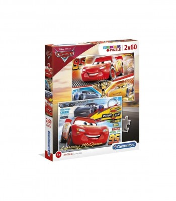 PUZZLE CARS 2X60 CLEMENTONI 07133