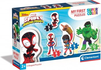 PUZZLE SPIDEY 3+6+9+12 CLEMENTONI 20836