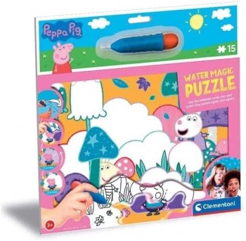 PUZZLE 15 PZAS  WATER MAGICO PEPPA PIG CLEMENTONI 22246