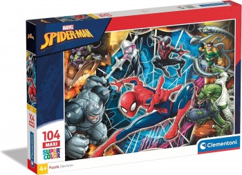 PUZZLE MAXI 104 PZAS SPIDERMAN CLEMENTONI 23716