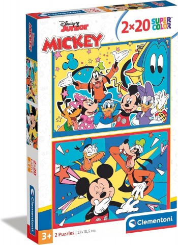 PUZZLE MICKEY 2X20 CLEMENTONI 24791