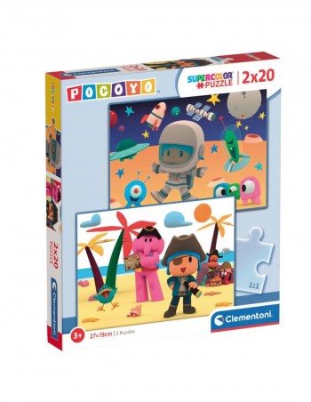 PUZZLE INFANTIL POCOYO 2X20 CLEMENTONI 24795