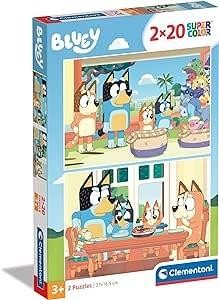 PUZZLE BLUEY 2X20 CLEMENTONI 24807