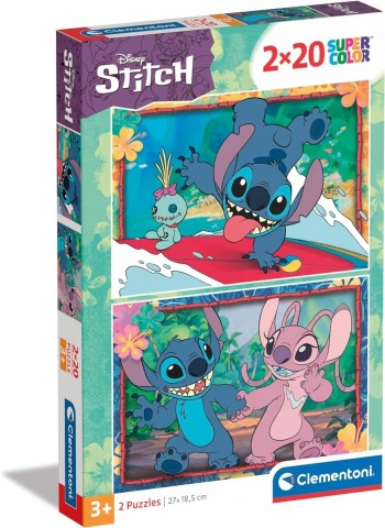 PUZZLE STITCH 2X20 CLEMENTONI 24809