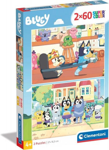 PUZZLE BLUEY 2X60 CLEMENTONI 24813