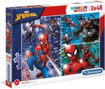 PUZZLE 3X48 PZAS SPIDERMAN CLEMENTONI 25238