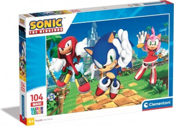 PUZZLE MAXI 104 PZAS SONIC CLEMENTONI 25764