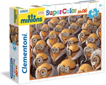PUZZLE MAXI MINIONS 60 PZAS CLEMENTONI