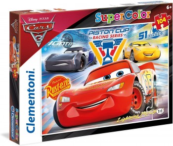 PUZZLE 104 PZAS PISTON CUP LEGENDS CLEMENTONI 27072