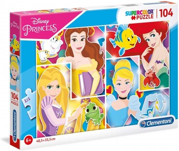 PUZZLE 104 PZAS PRINCESAS CLEMENTONI 27146