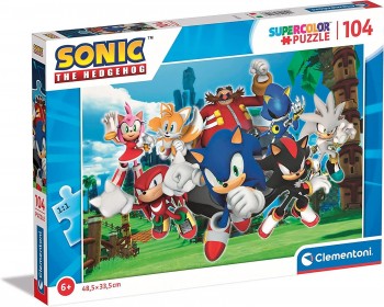 PUZZLE INFANTIL 104 PZAS SONIC CLEMENTONI 27159