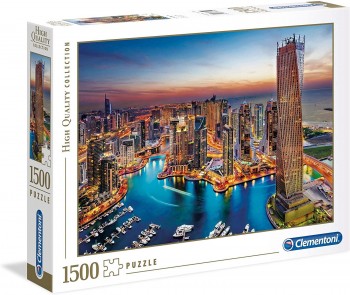 PUZZLE 1500 PZAS DUBAI MARINA CLEMENTONI 31814