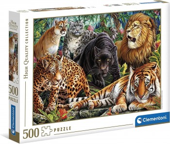 PUZZLE 500 PZAS FELINOS CLEMENTONI 35126