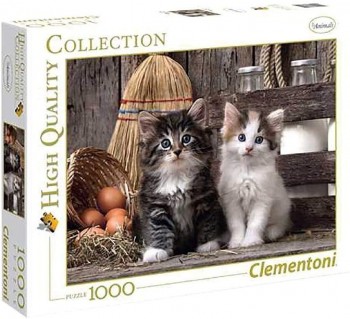 PUZZLE 1000 PZAS LOVELY KITTENS CLEMENTONI 39340