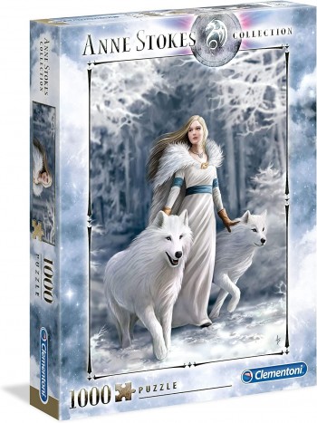 PUZZLE ANNE STOKES LOBOS GUARDIANES 1000 PZAS CLEMENTONI 39477