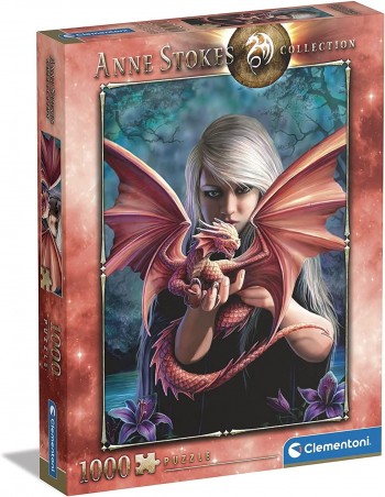 PUZZLE 1000 PZAS ANNE STOKES DRAGONKIN CLEMENTONI 39640