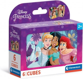 ROMPECABEZAS PRINCESAS 6 CUBOS CLEMENTONI 40660