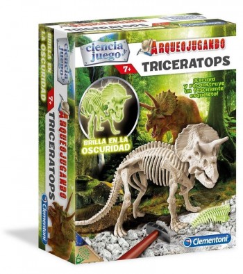 ARQUEO JUGANDO TRICERATOPS CLEMENTONI