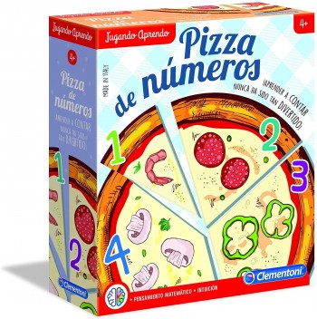 APRENDE PIZZA DE NUMEROS CLEMENTONI 55336