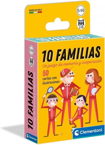 JUEGO 10 FAMILIAS CLEMENTONI 55408