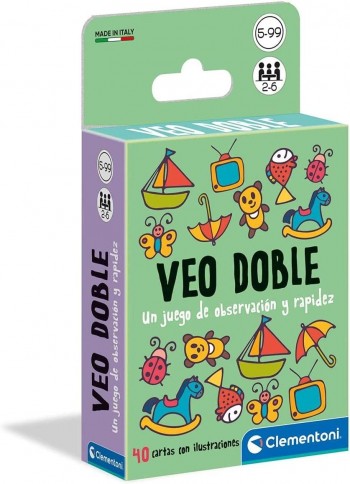 JUEGO VEO DOBLE CLEMENTONI 55410