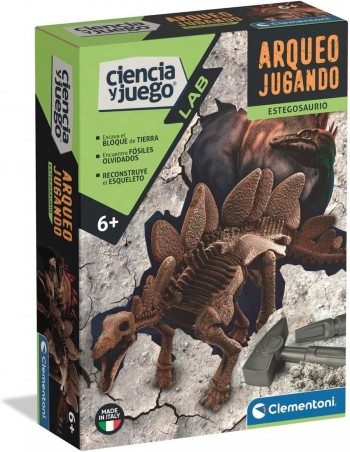 ARQUEO JUGANDOESTEGOSAURIO CLEMENTONI 55578