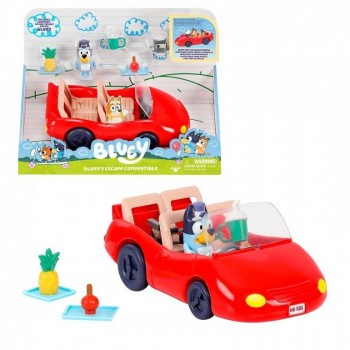 BLUEY COCHE CONVERTIBLE FAMOSA