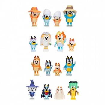 PACK 4 FIGURAS BLUEY FAMOSA
