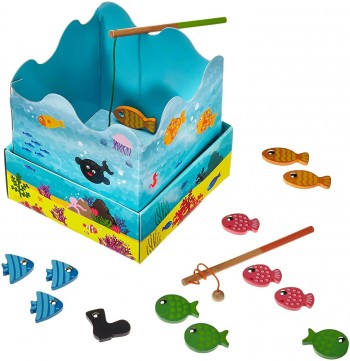 JUEGO DE PESCA MADERA GOULA REF-53412