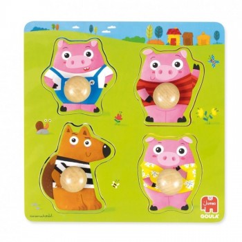 PUZZLE 3 PEQUEÑOS CERDITOS DISET 59452