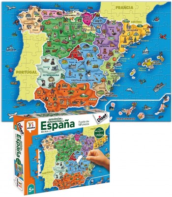 PUZZLE PROVINCIAS Y AUTONOMIAS DE ESPAÑA DISET 68942