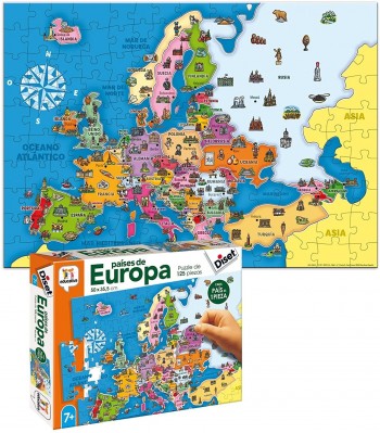 PUZZLES DE PAISES DE EUROPA DISET 68947