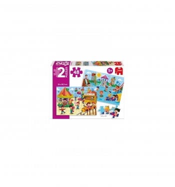 PUZZLE ATRACCIONES 2X48 DISET