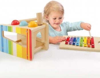 SET JUEGOS MADERA XILOFON+ TALLER MOLTO 19273