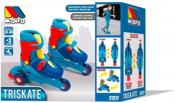 PATINES ROSAS + PROTECCIONES MOLTO 21216