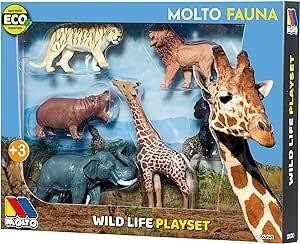 CAJA ANIMALES FAUNA MOLTO 23251