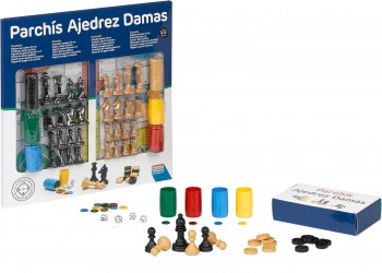 PARCHIS AJEDREZ DAMAS 33 CM FALOMIR