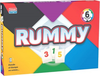 JUEGO RUMMY 6 JUGADORES FALOMIR