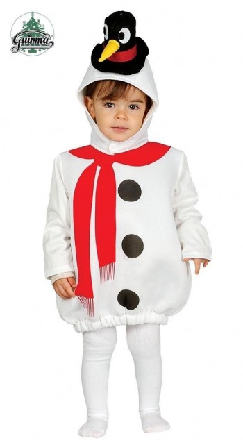 Z ONLINE DISFRAZ MUÑECO NIEVE BABY  INFANTIL GUIRCA 41589